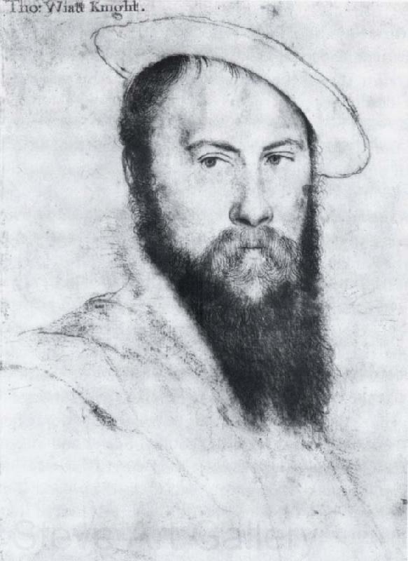Hans Holbein Sir Thomas Wyatt Norge oil painting art